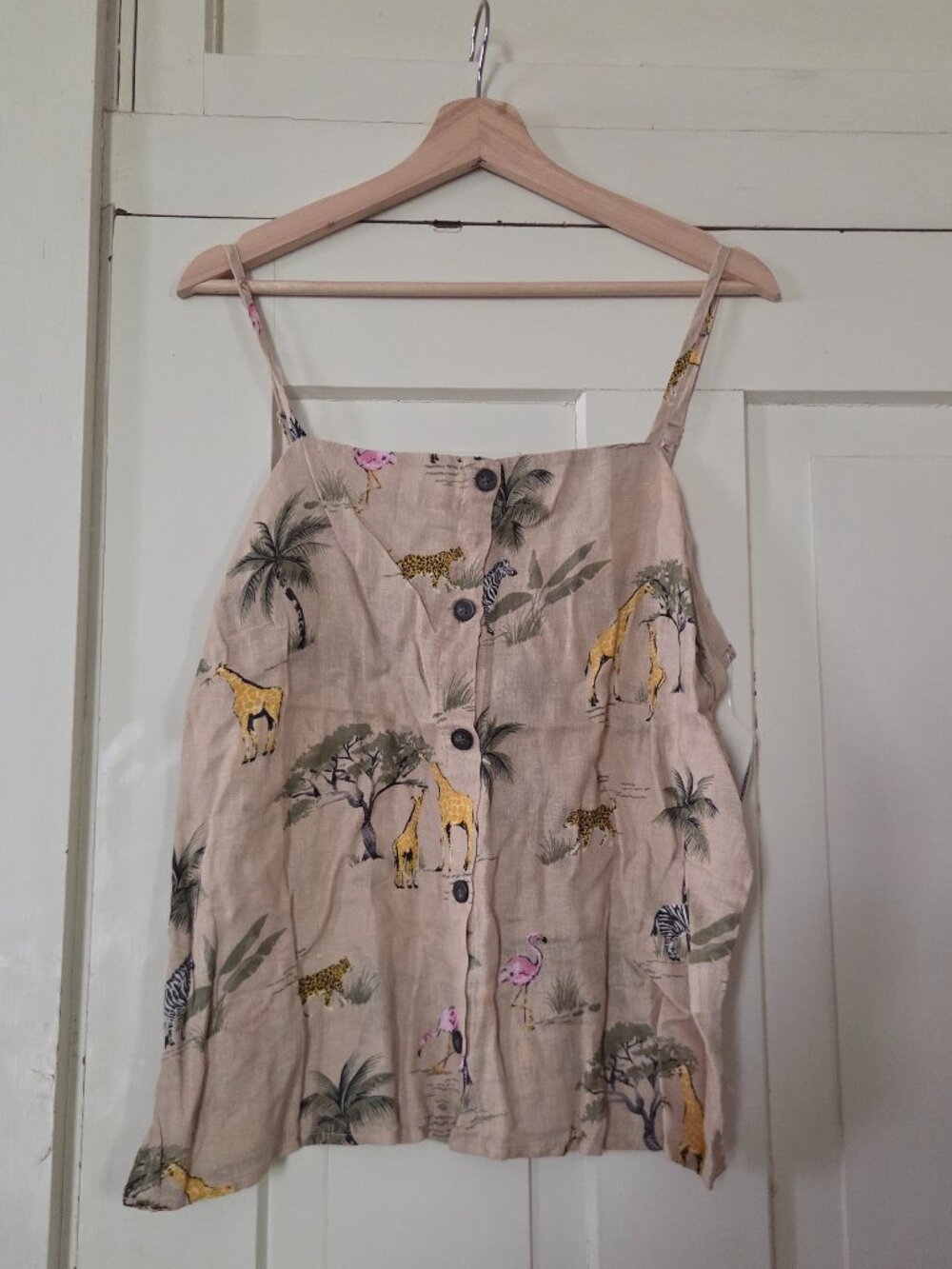 Nwt safari print top